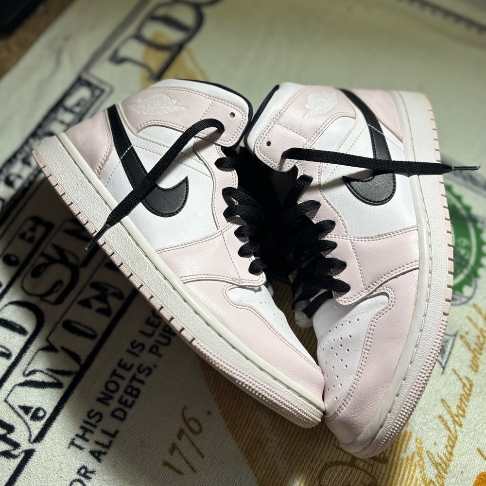 Nike Air Jordan 1 Mid “Barely Rose” women size 10 US